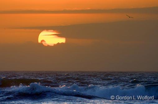 Gulf Sunrise_43297.jpg - Photographed along the Gulf coast from Mustang Island near Corpus Christi, Texas, USA.